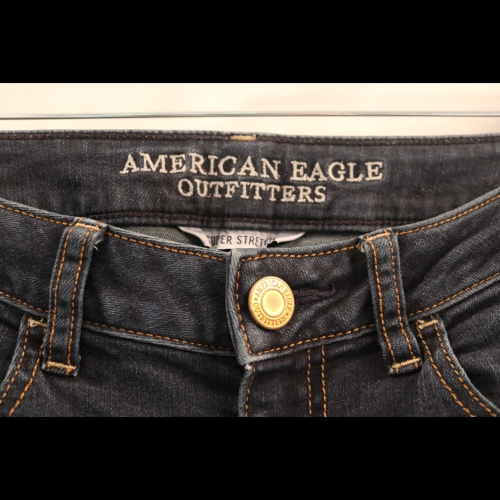American Eagle Jeggings Size 4 Long Dark Wash